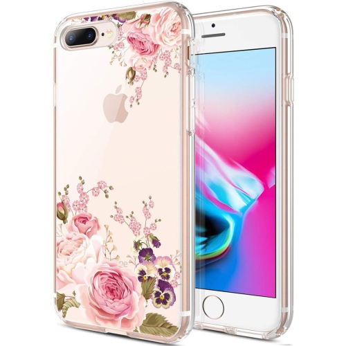 Case for iPhone 8 Plus / iPhone 7 Plus (2016) 5.5 Inch, Slim Shockproof Clear Soft Flexible TPU Phone