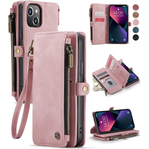 GENERIC  Iphone 13 Case, Iphone 13 Wallet Case for Women And Men, Durable Pu Leather Magnetic Flip Closure Lanyard