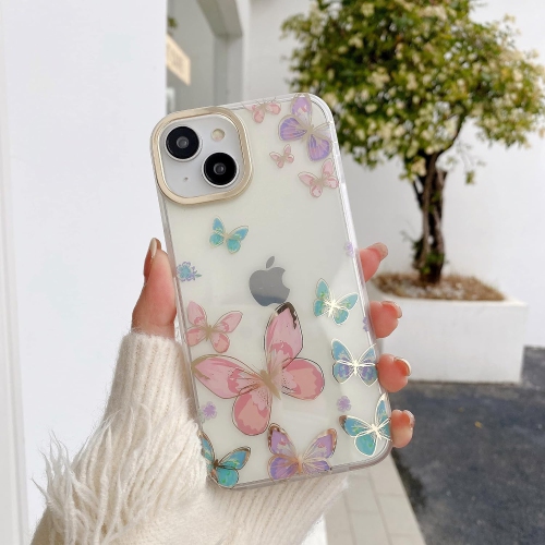 iPhone 14 Case, iPhone 14 Cute Case with Flower Design,for Girls Women, Floral Pattern Shockproof Transparent