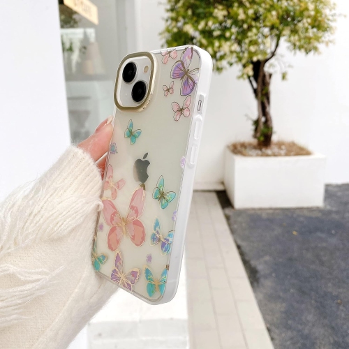 iPhone 14 Case, iPhone 14 Cute Case with Flower Design,for Girls Women, Floral Pattern Shockproof Transparent