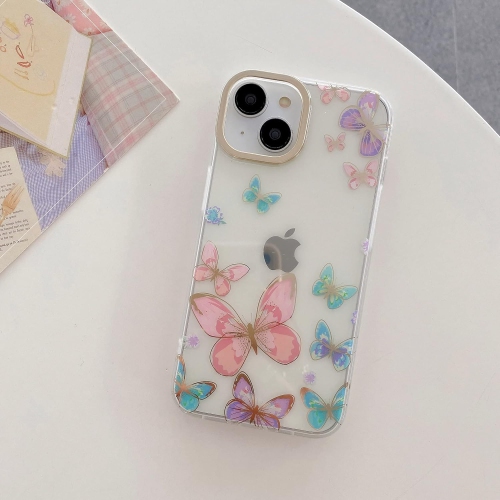 iPhone 14 Case, iPhone 14 Cute Case with Flower Design,for Girls Women, Floral Pattern Shockproof Transparent