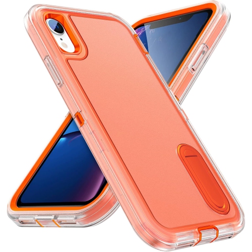 GENERIC  Iphone Xr Case With Build-In Kickstand, Heavy Duty Protection Shockproof Anti-Scratch Rugged Protective Durable
