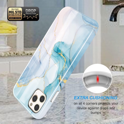 iPhone 11 Pro Case,iPhone 11 Pro Case for Girl Women,Gold Glitter Sparkle Marble Cute Design Shockproof Soft