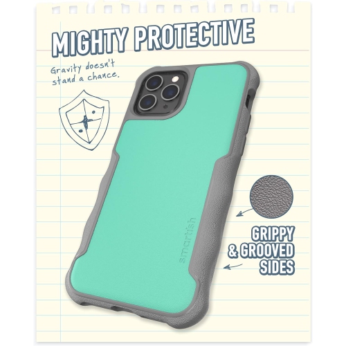 iPhone 11 Pro Armor Case - Gripzilla [Rugged + Protective] Slim Tough Grip Cover - Minty Fine