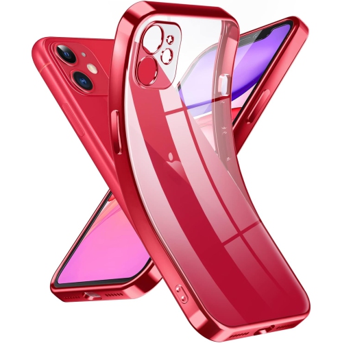 Crystal Clear Case for iPhone 11, [Not Yellowing] [Camera Protection] [Military Grade Drop Tested] Transparent