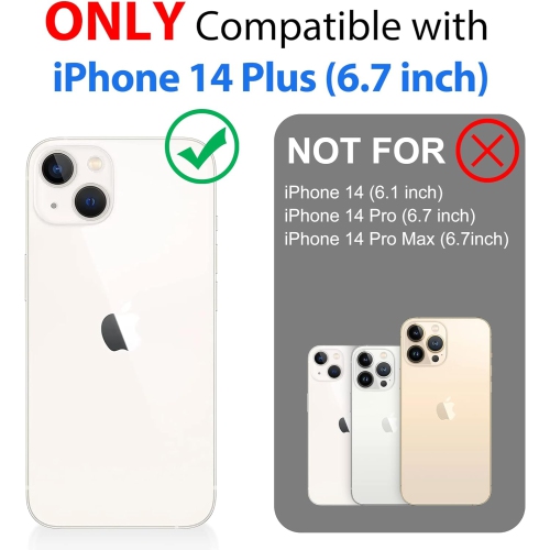 Compatible with iPhone 14 Plus Waterproof Case - Full Body Shockproof Dustproof Waterproof Phone case