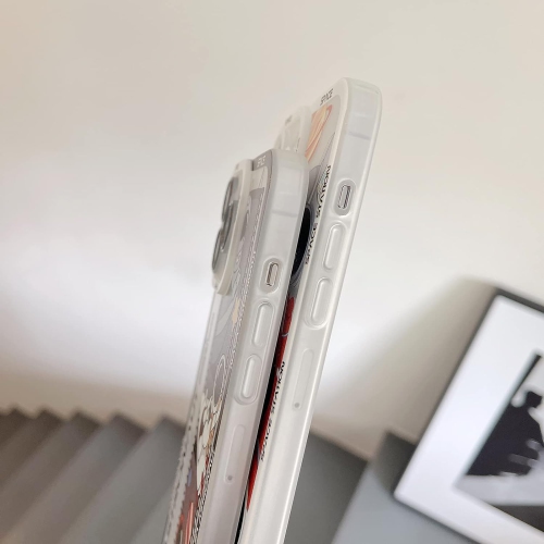 for iPhone 14 Pro Max Cute Clear Case, Cool Cartoon Astronaut Space Planet Moon Rocket Design Stylish