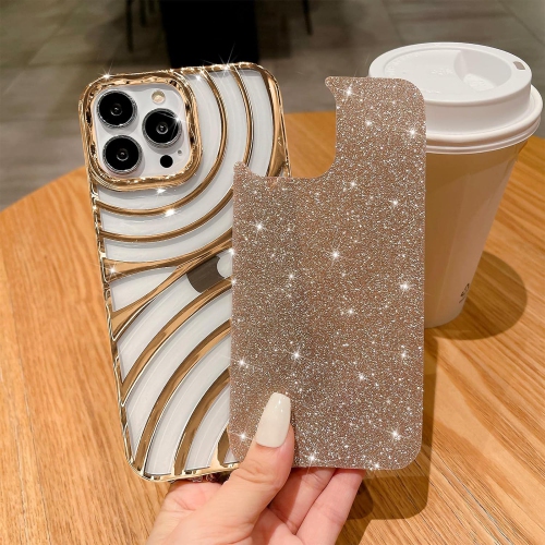Compatible with iPhone 14 Pro Max Case-6.7 Inch, Cute 3D Design Planting Water Ripple Case, Bling Sparkle Case