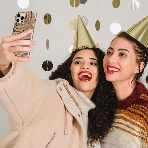 Compatible with iPhone 14 Pro Max Case-6.7 Inch, Cute 3D Design Planting Water Ripple Case, Bling Sparkle Case