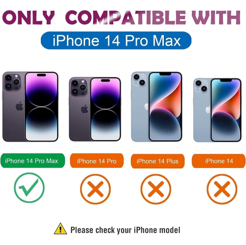 Compatible with iPhone 14 Pro Max Case-6.7 Inch, Cute 3D Design Planting Water Ripple Case, Bling Sparkle Case