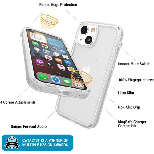 iPhone 13 Mini Case Influence Series Slim Case, Finger-Print Safe Cases, Drop Proof Phone, with Lanyard