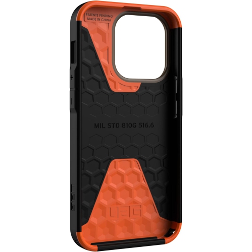 UAG Designed for iPhone 14 Pro Case Brown Dark Earth 6.1" Civilian Sleek Ultra Thin Slim Impact Resistant Dropproof