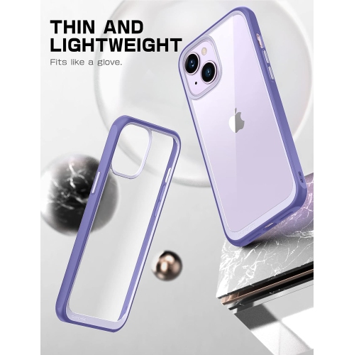 Unicorn Beetle Style Series Case for iPhone 14 / iPhone 13 6.1 Inch, Premium Hybrid Protective Slim Clear Case