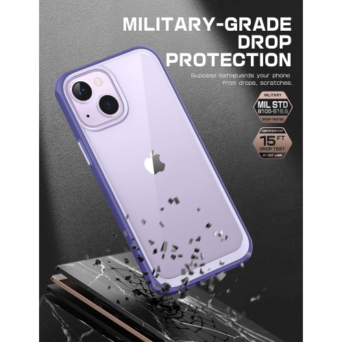 Unicorn Beetle Style Series Case for iPhone 14 / iPhone 13 6.1 Inch, Premium Hybrid Protective Slim Clear Case