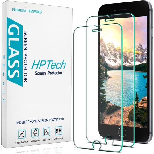 [Paquet de 2] Protecteur d'écran pour iPhone SE 3, verre trempé iPhone SE 2 (2020), compatible avec les étuis,