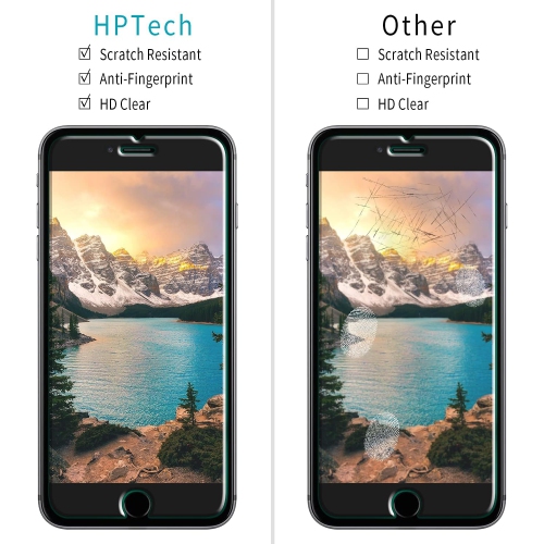 [Paquet de 2] Protecteur d'écran pour iPhone SE 3, verre trempé iPhone SE 2 (2020), compatible avec les étuis,