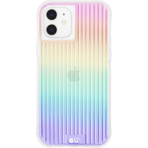 GENERIC  - Tough Groove - Case for Iphone 12 Mini (5G) - 10 Ft Drop Protection - 5.4 Inch - Iridescent (Cm043604-00)