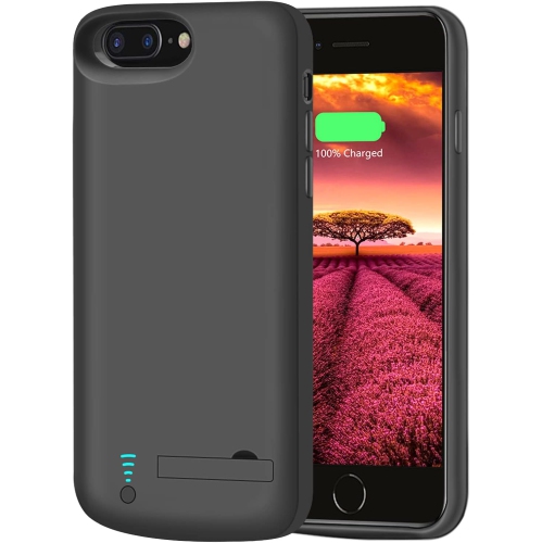 Upgraded Battery Case for iPhone 8 Plus 7 Plus 6S Plus 6 Plus 6000mAh Rechargeable Extended Battery