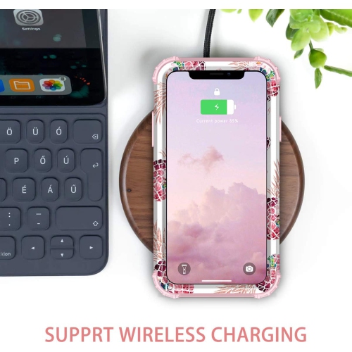 Compatible iPhone 11 Case Floral 3 in 1 Heavy Duty Hybrid Sturdy High Impact Shockproof Protective Cover Case