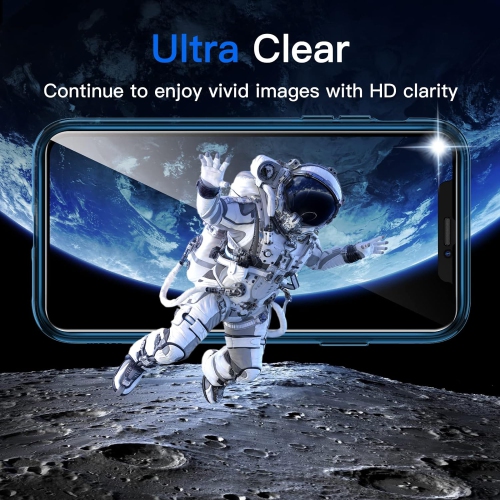 Étui 3-en-1 pour iPhone de 11 6,1 po, paquet de 2 protecteurs d'écran et paquet de 2 protecteurs d'objectif, couverture complète