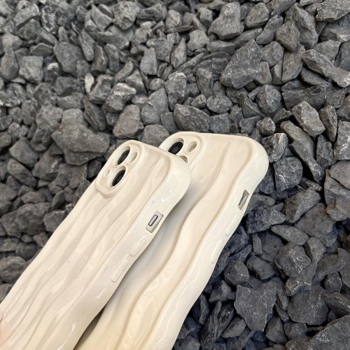 Designed for iPhone 13 Pro Case,Water Ripple Pattern Curly Wave Frame Soft Cute Phone Cover for Men Women Girls,