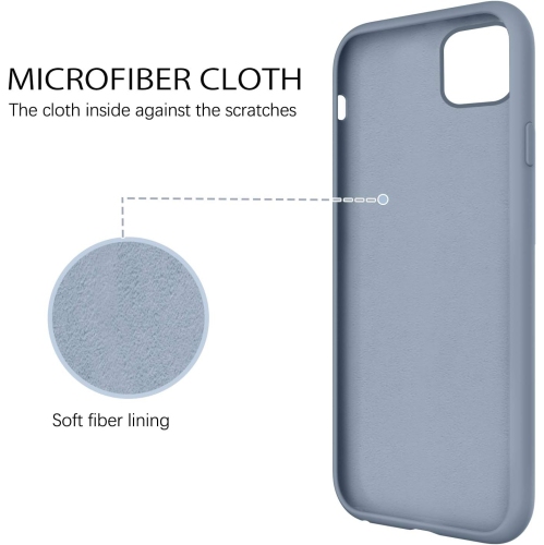 iPhone 11 Pro Max Case, Liquid Silicone Soft Gel Rubber Slim Cover with Microfiber Cloth Lining Cushion