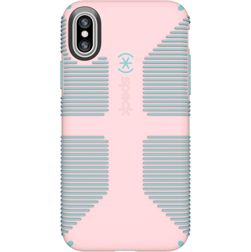 Products CandyShell Grip Cell Phone Case for iPhone XS/iPhone X - Quartz Pink/River Blue