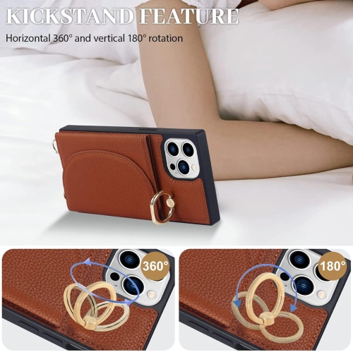 Crossbody Phone Cases for iPhone 14 Pro Max with Card Holder for Women,iPhone 14 Pro Max Case Wallet with Strap