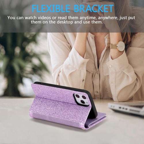 Étui portefeuille pour iPhone 14 Pro 6,1&nbsp;po, 9 fentes porte-cartes rétro avec pochette à fermeture à glissière sac à main avec fermeture