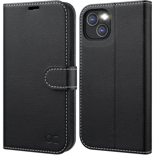 GENERIC  Iphone 13 Case, Pu Leather Iphone 13 5G Wallet Case[Card Holder][Kickstand] [Tpu Inner Shell][Rfid Blocking] Flip