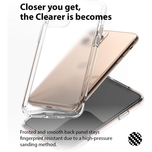 Fusion No-Smudge Matte Designed for iPhone 11 Pro Case, Clear Matte Anti-Fingerprint Protective Cover -