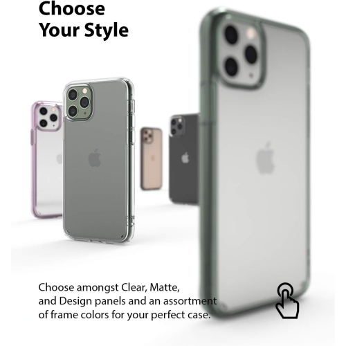 Fusion No-Smudge Matte Designed for iPhone 11 Pro Case, Clear Matte Anti-Fingerprint Protective Cover -