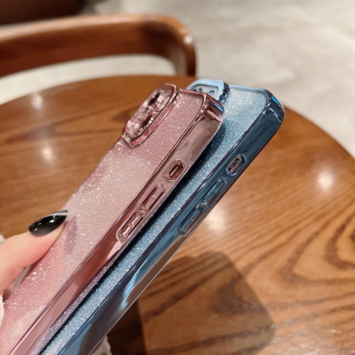 Compatible with iPhone 14 Pro Case Glitter Luxury Cute Flexible Bling Cover Camera Protection Shockproof Phone