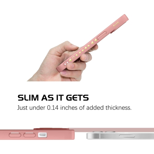 Étui 13 Cute Heart Side Love Heart Cover de iPhone pour femme caméra en silicone liquide souple pour femme