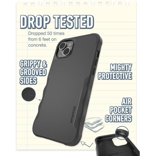 iPhone 14 Plus Protective Case - Gripzilla Compatible with MagSafe [Rugged + Tough] Armored Slim Cover