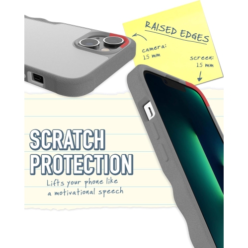 iPhone 14 Plus Protective Case - Gripzilla Compatible with MagSafe [Rugged + Tough] Armored Slim Cover