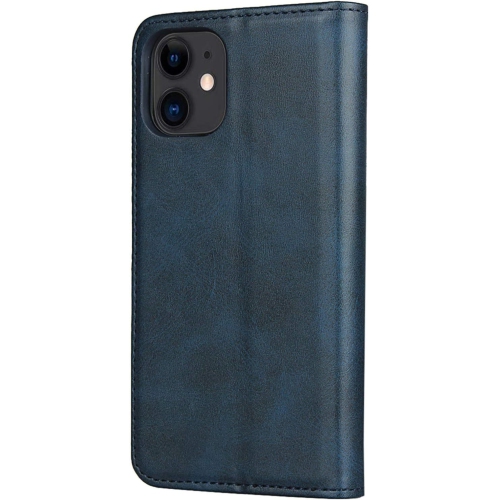 Étui-portefeuille Mini de iPhone 12 avec fente pour carte; Support folio en polyuréthane de qualité supérieure; béquille magnétique robuste