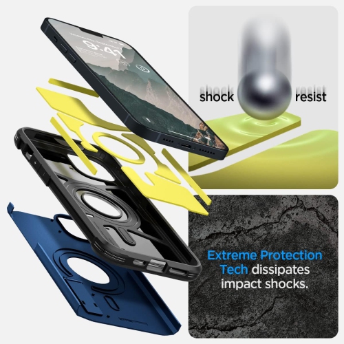 Tough Armor Mag Case [Magsafe Compatible] Designed for iPhone 14 Plus Case - Navy Blue