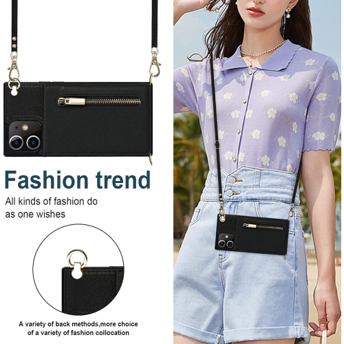 Crossbody Phone Case for iPhone 12 Mini Case with Card Holder for Women,iPhone 12 Mini Case Wallet with Strap