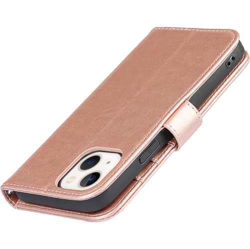 iPhone 13 Mini Wallet Case,Premium Leather Card Holder Card Slot Magnetic Closure Flip Kickstand Women Wallet