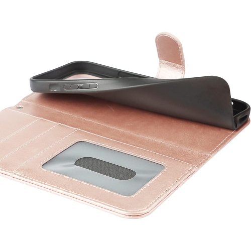 iPhone 13 Mini Wallet Case,Premium Leather Card Holder Card Slot Magnetic Closure Flip Kickstand Women Wallet