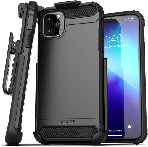 GENERIC  Iphone 11 Pro Max Belt Clip Holster Case (2019 Scorpio Armor) Heavy Duty Rugged Protective Cover With Holder