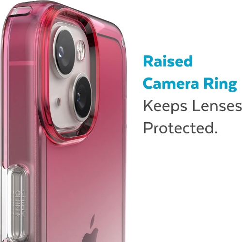 Products Gemshell Ombre Case fits iPhone 14 Plus, 6.7" Model, Digital Pink Fade/Clear
