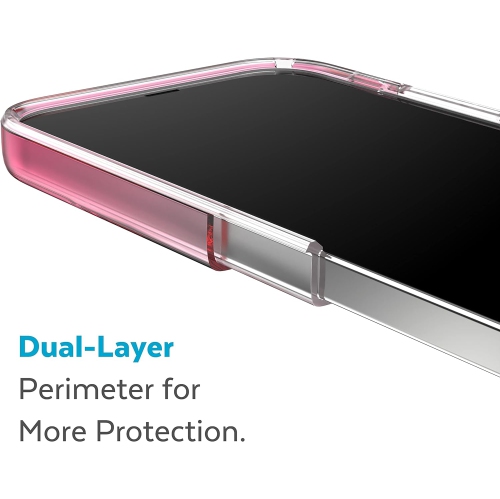 Products Gemshell Ombre Case fits iPhone 14 Plus, 6.7" Model, Digital Pink Fade/Clear