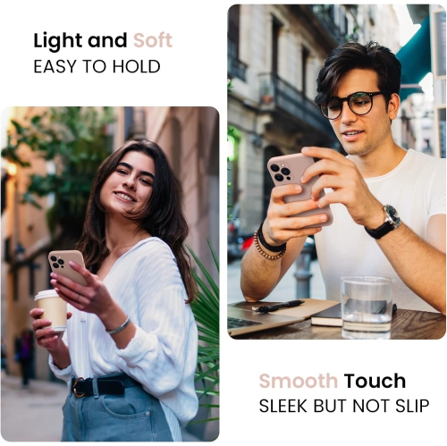 Designed for iPhone 14 Pro Case, Silicone Upgraded [Camera Protection] Phone Case with [2 Screen Protectors],