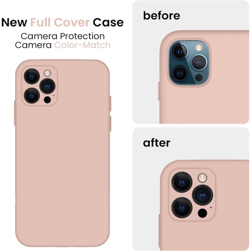 Designed for iPhone 14 Pro Case, Silicone Upgraded [Camera Protection] Phone Case with [2 Screen Protectors],