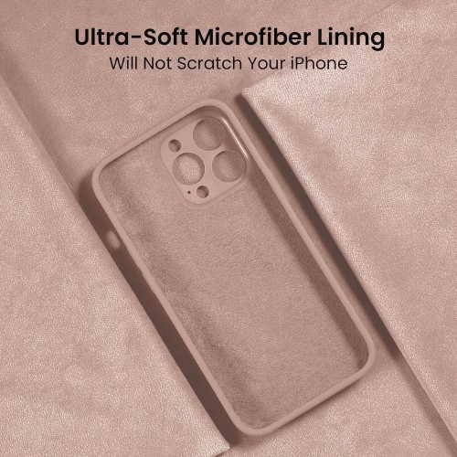 Designed for iPhone 14 Pro Case, Silicone Upgraded [Camera Protection] Phone Case with [2 Screen Protectors],