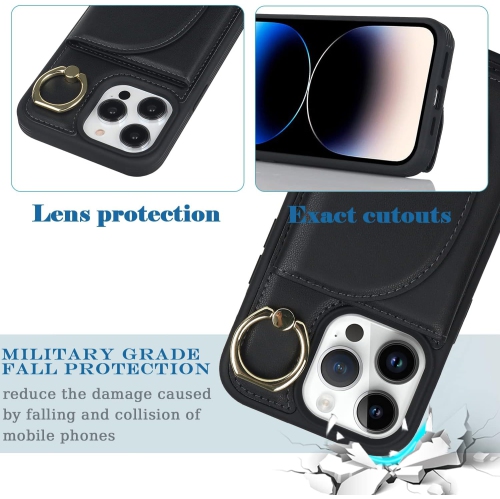 etui iPhone 14 Pro Phone Case with Card Holder,iPhone 14 Pro Wallet case with Credit Card Holders for Women,étui