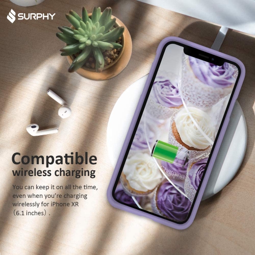 iPhone XR Silicone Case,Liquid Silicone Gel Rubber Anti-Scratch 6.1 inch Phone Case for iPhone XR