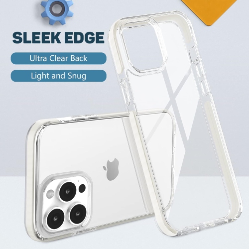 Compatible with iPhone 14 Pro Case Clear Thin Slim Crystal Transparent Cover Shockproof Bumper Case for iPhone